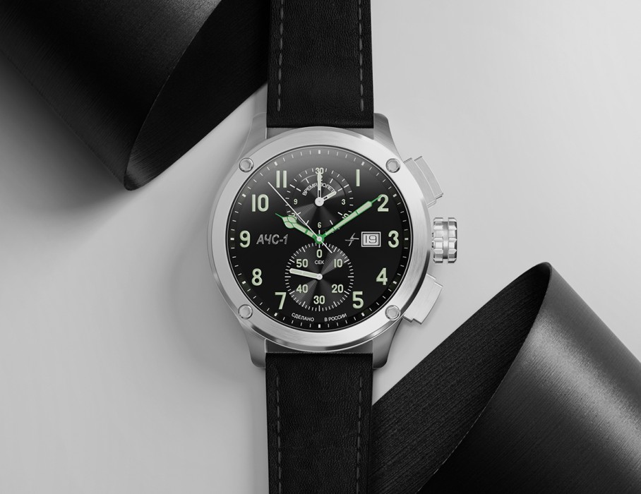 ачс-1 3520.d 44 мм кварц хронограф стальные матовые на сезон этого года фотография