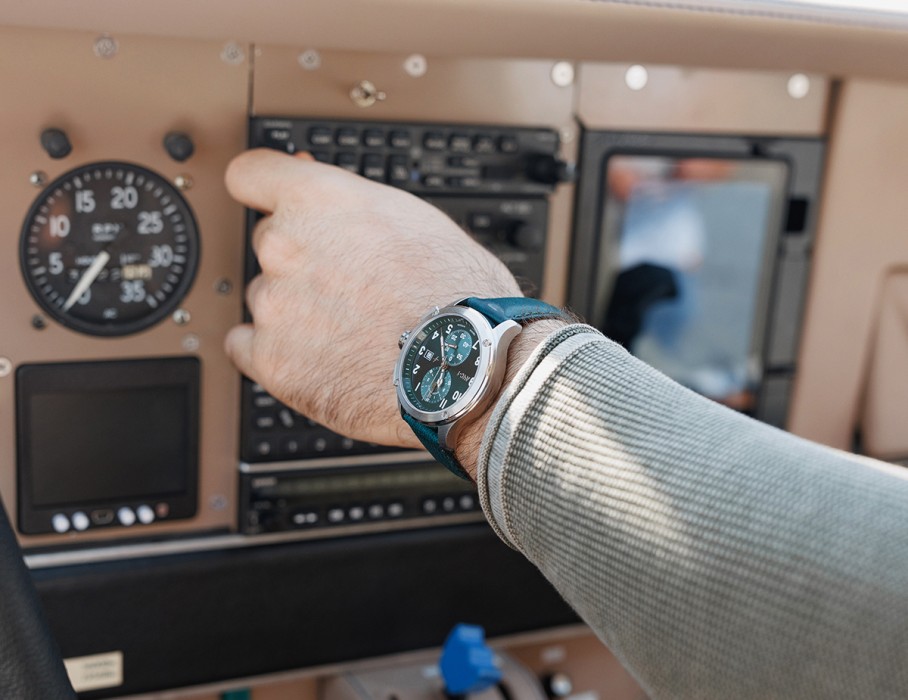 ачс-1 3520.d 44 мм кварц хронограф зеленые матовые по распродаже