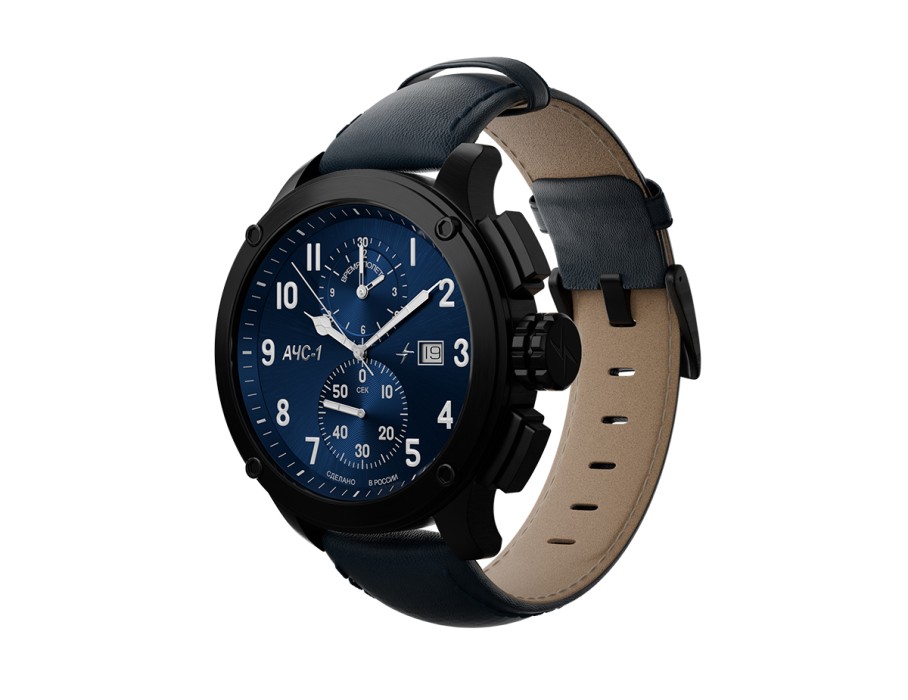 ачс-1 44 мм кварц хронограф синие матовые по цене 46000 руб с промокодом