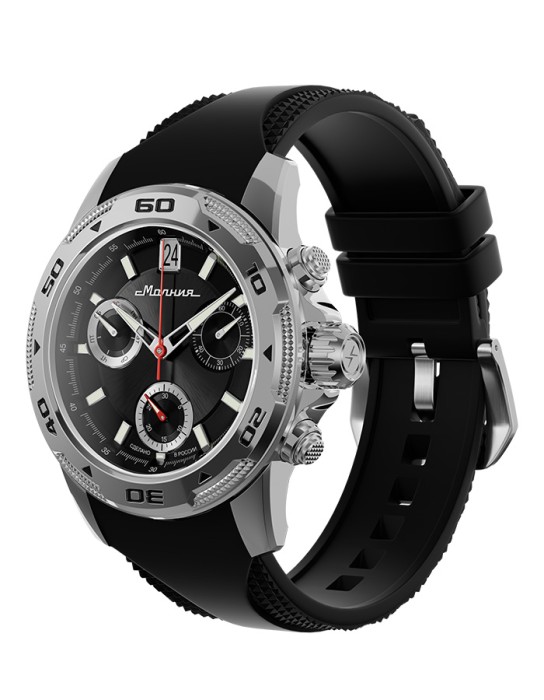 energy z60 42 мм кварц хронограф от известного бренда по акции