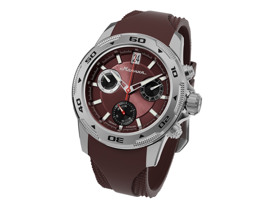 energy z60 42 мм кварц хронограф для взрослого возраста оригинал