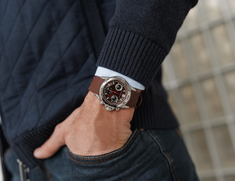 energy z60 42 мм кварц хронограф по низкой цене