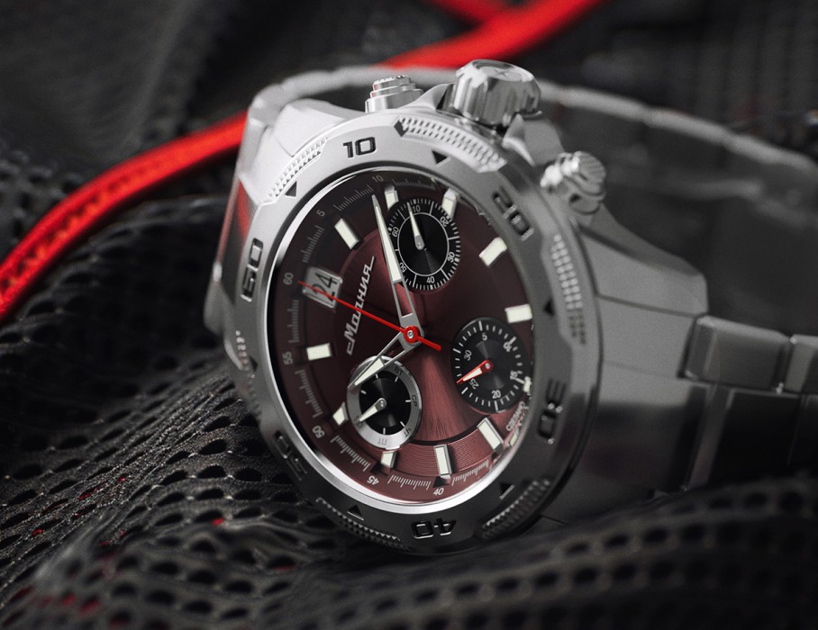 energy z60 42 мм кварц хронограф по распродаже