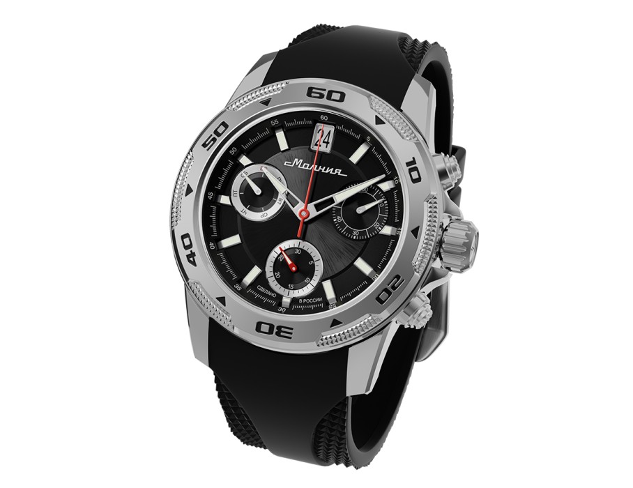 energy z60 42 мм кварц хронограф для взрослого возраста оригинал