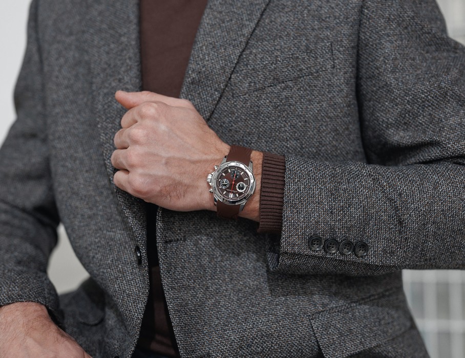 energy z60 42 мм кварц хронограф по акции