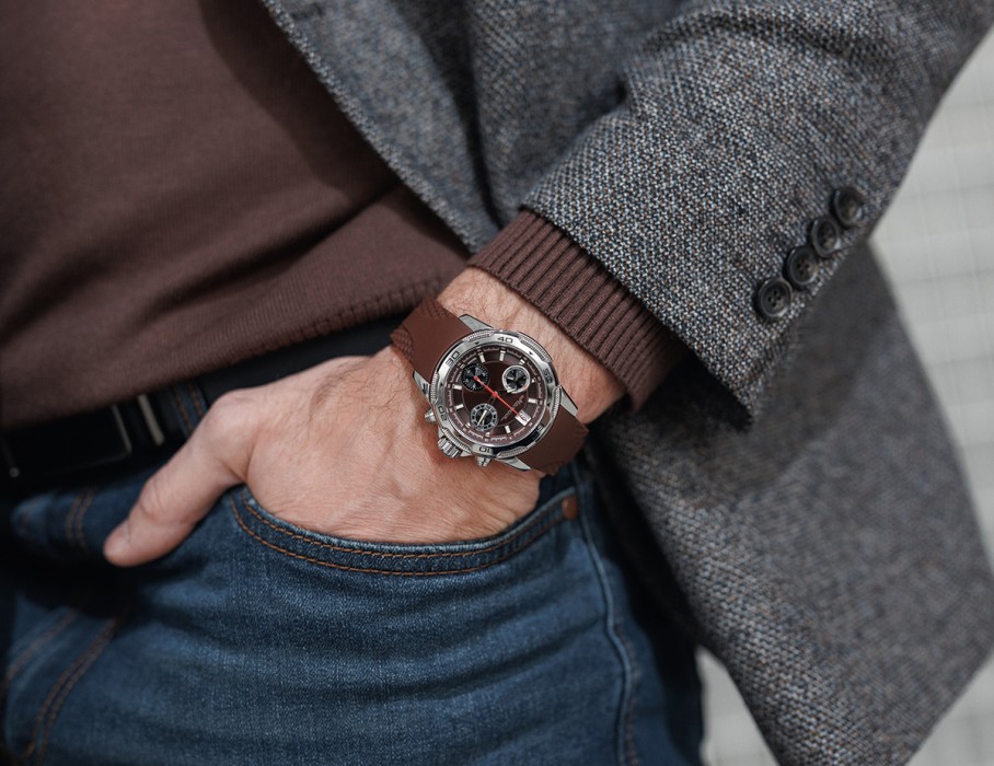 energy z60 42 мм кварц хронограф в интернет магазине