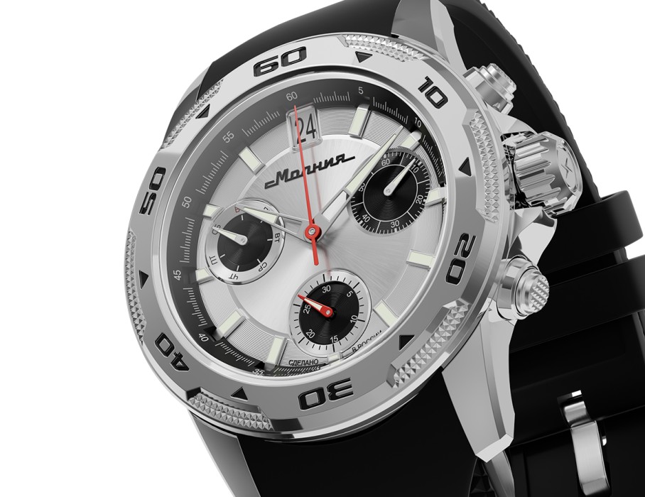 energy z60 42 мм кварц хронограф по акции