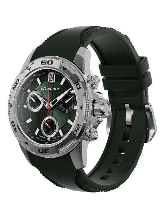 energy z60 42 мм кварц хронограф от известного бренда по акции