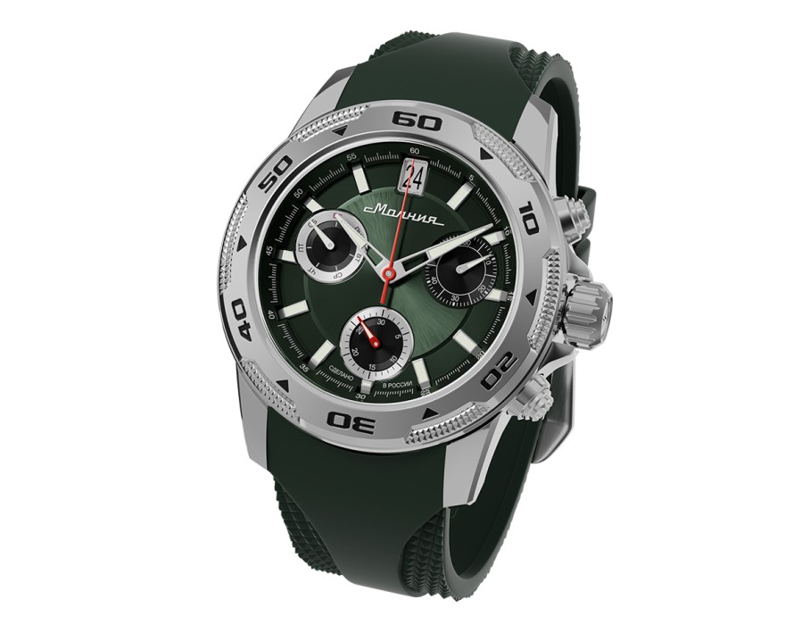 energy z60 42 мм кварц хронограф для взрослого возраста оригинал