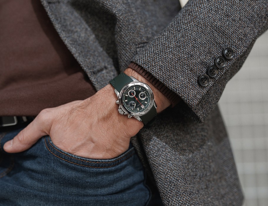 energy z60 42 мм кварц хронограф по низкой цене