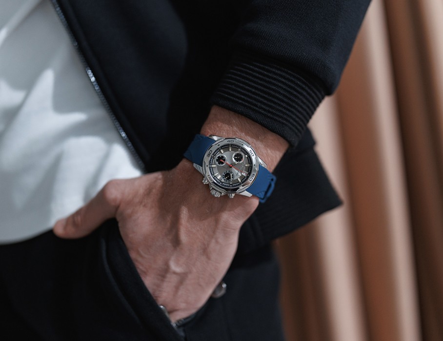 energy z60 42 мм кварц хронограф по низкой цене