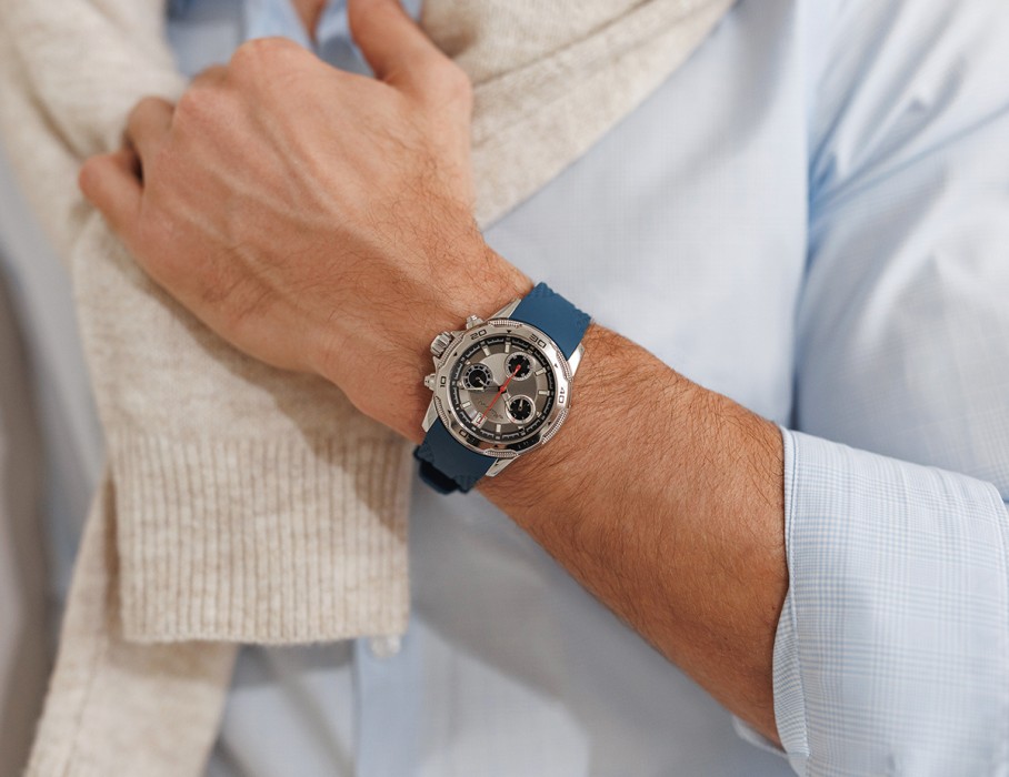 energy z60 42 мм кварц хронограф купить с доставкой