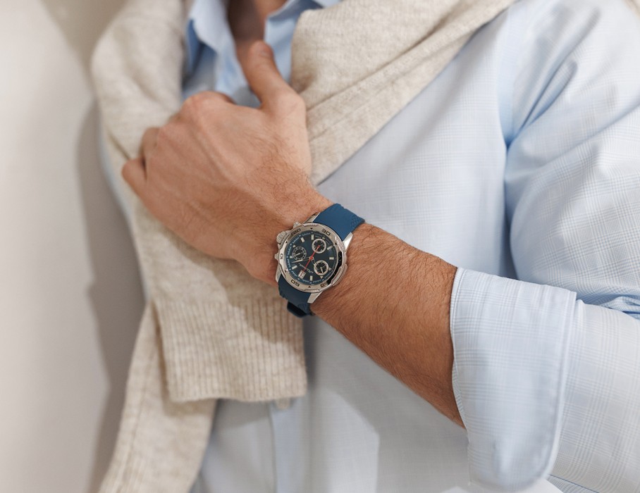 energy z60 42 мм кварц хронограф по акции