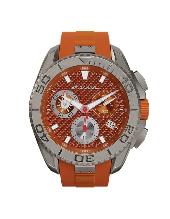 energy z60 44 мм кварц хронограф титан фотография