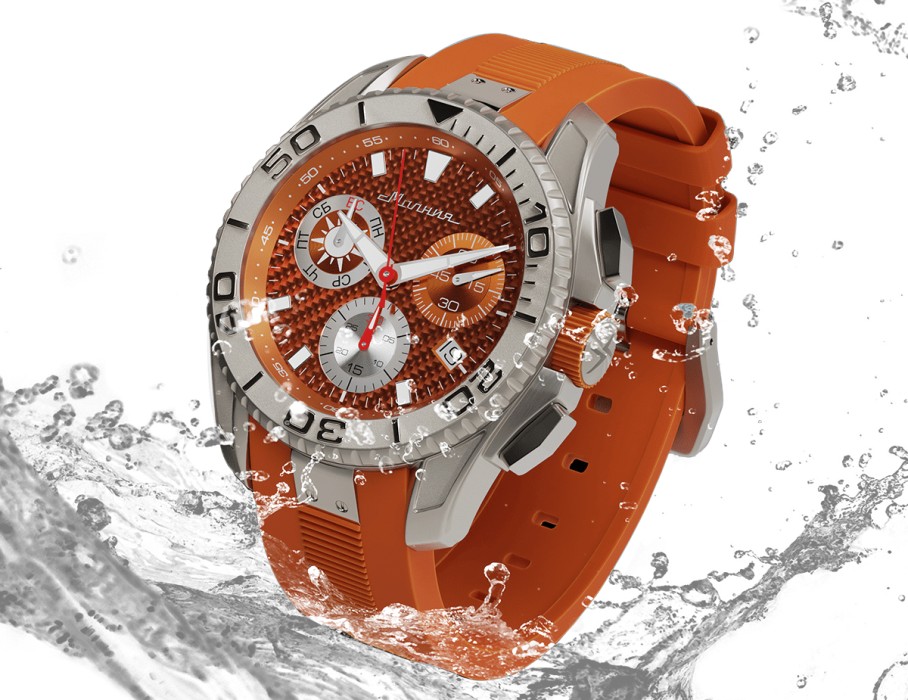 energy z60 44 мм кварц хронограф титан универсального стиля на официальном сайте