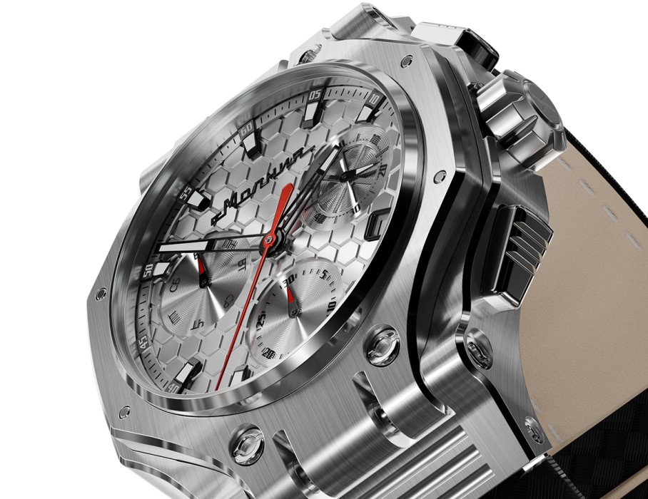 hyron z60 44 мм кварц хронограф для взрослого возраста оригинал