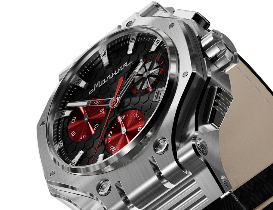 hyron z60 44 мм кварц хронограф для взрослого возраста оригинал