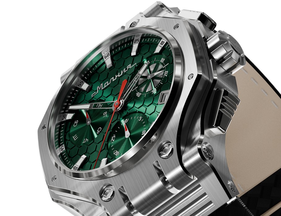 hyron z60 44 мм кварц хронограф для взрослого возраста оригинал