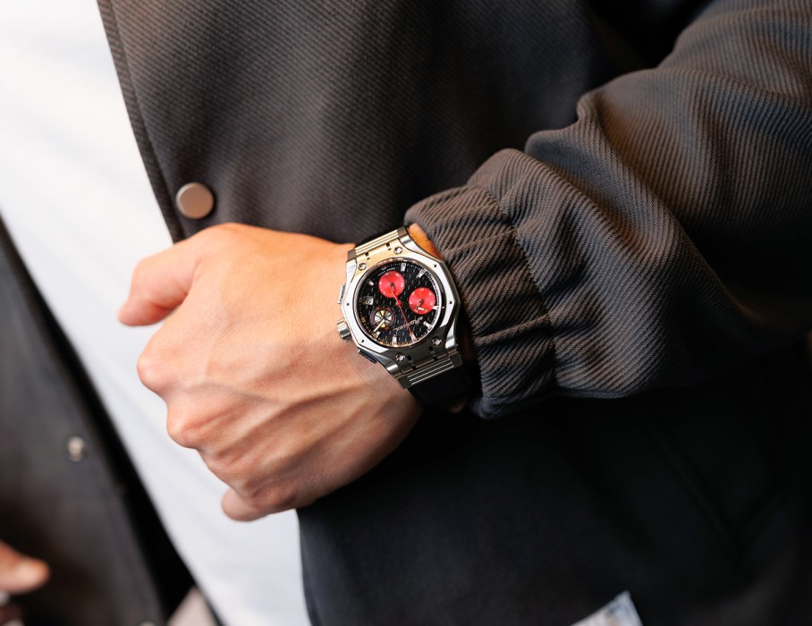 hyron z60 44 мм кварц хронограф по акции