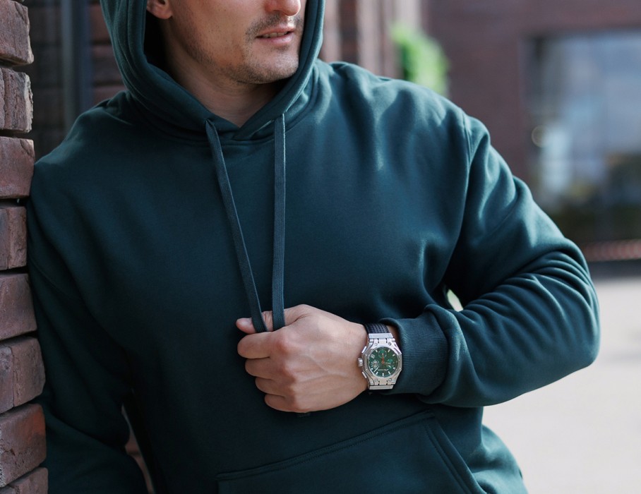 hyron z60 44 мм кварц хронограф по акции