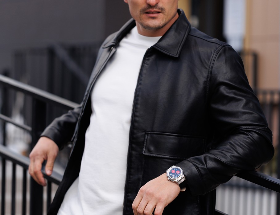 hyron z60 44 мм кварц хронограф купить с доставкой