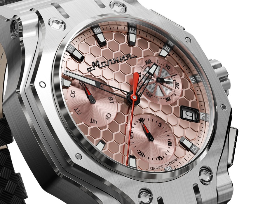 hyron z60 44 мм кварц хронограф универсального стиля на официальном сайте