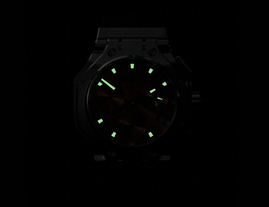 hyron z60 44 мм кварц хронограф на сезон этого года фотография