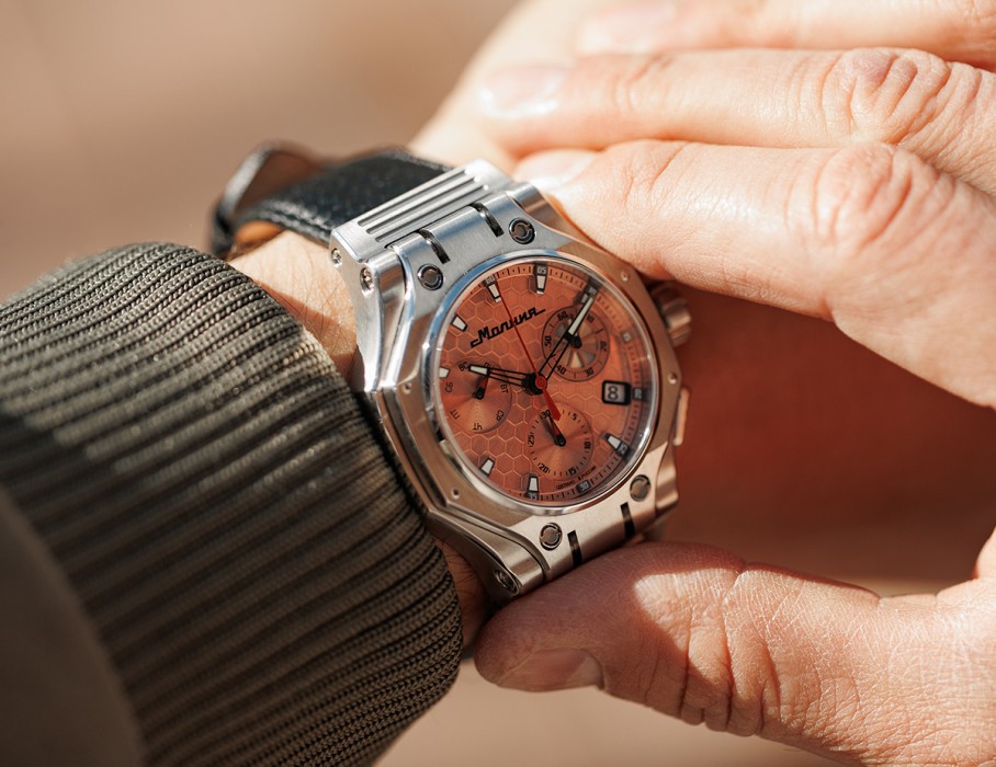 hyron z60 44 мм кварц хронограф с промокодом