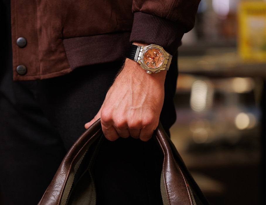 hyron z60 44 мм кварц хронограф купить с доставкой