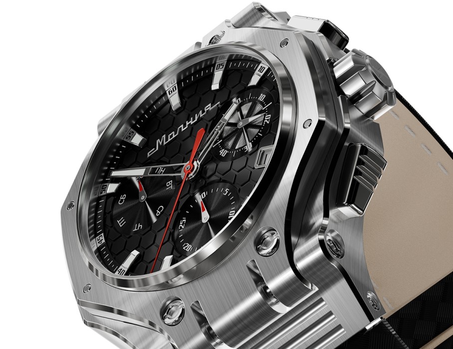 hyron z60 44 мм кварц хронограф для взрослого возраста оригинал