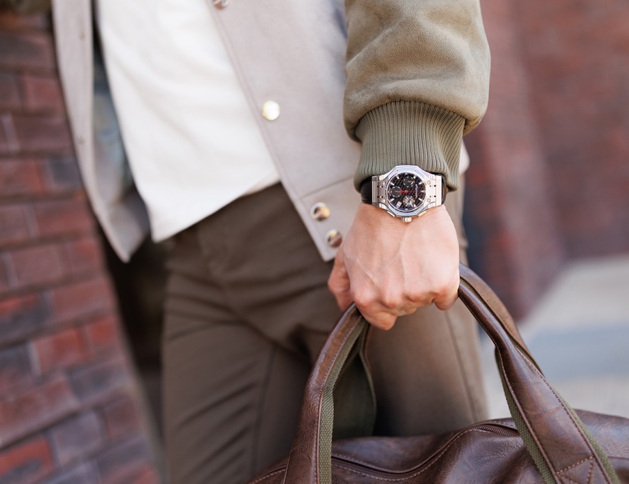 hyron z60 44 мм кварц хронограф купить с доставкой