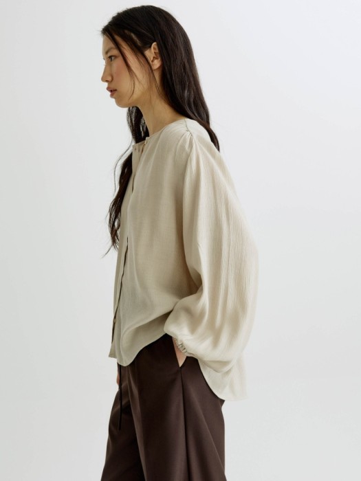 блуза оверсайз с жатым эффектом по цене 2599 руб с промокодом