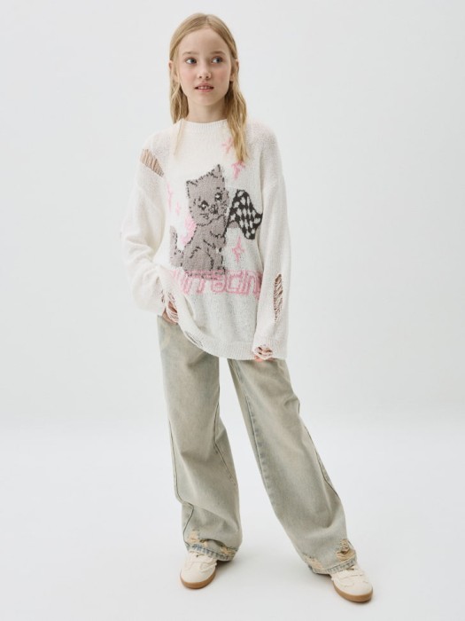 джемпер для девочек от известного бренда по акции