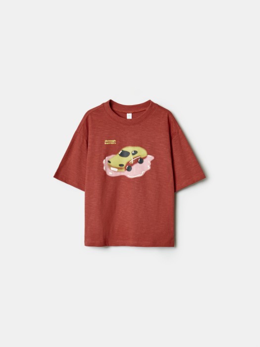 футболка оверсайз с принтом для мальчиков по цене 599 руб с промокодом