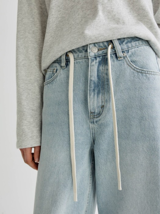 классические прямые джинсы с кулиской из россии купить с доставкой