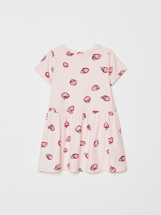 трикотажное платье с принтом для девочек из россии купить с доставкой