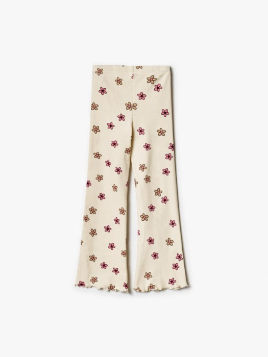 трикотажные брюки клеш с принтом для девочек по цене 699 руб с промокодом