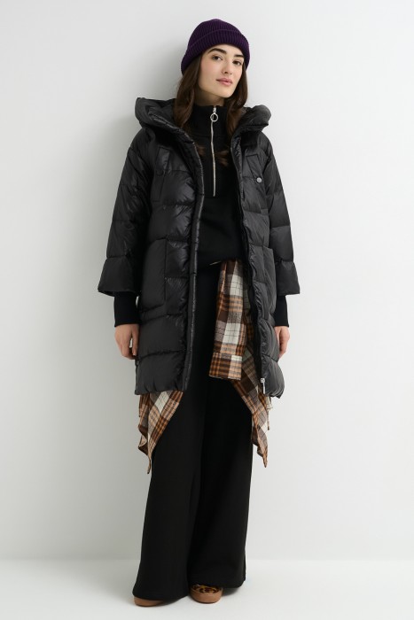 пуховик с капюшоном 716286003 фотография