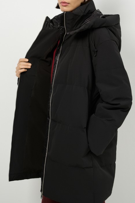 пуховик с капюшоном из россии купить с доставкой