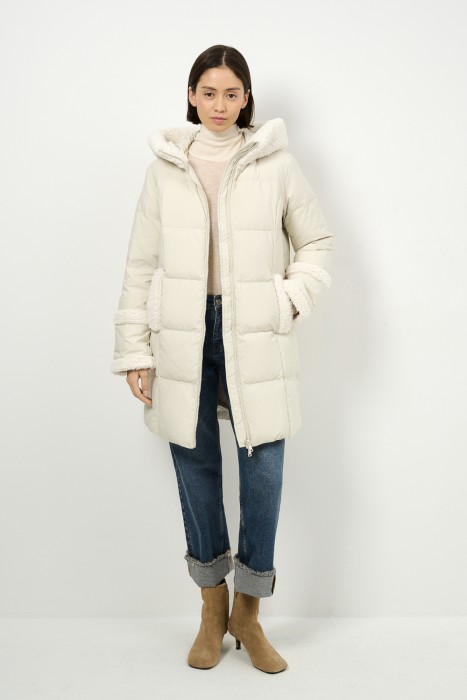 пуховик с капюшоном из россии купить с доставкой