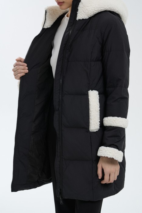 пуховик с капюшоном из россии купить с доставкой