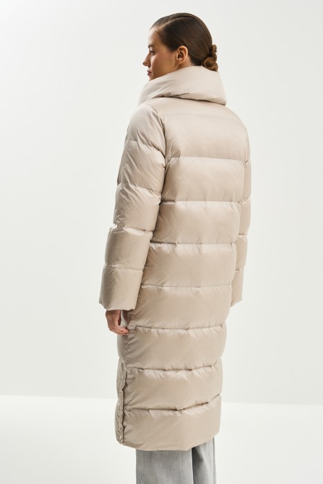 пуховик с воротником-стойкой по цене 3630 руб с промокодом