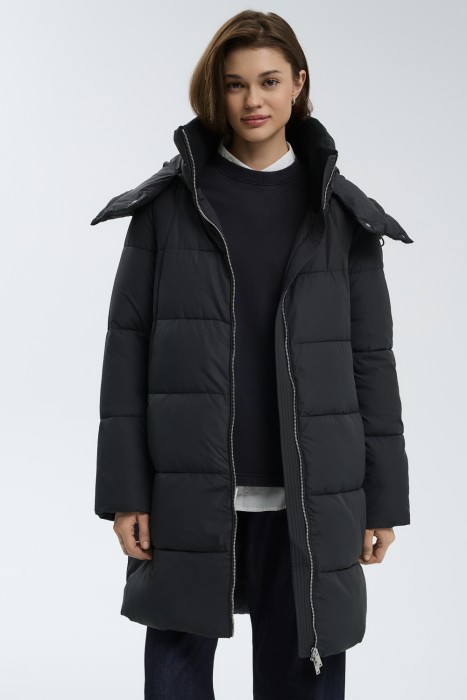 зимнее пальто с капюшоном 730356003 фотография