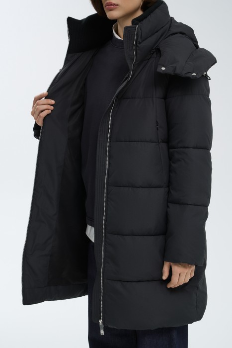 зимнее пальто с капюшоном из россии купить с доставкой