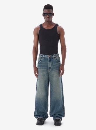 джинсы loose blue fable - джинсы и брюки