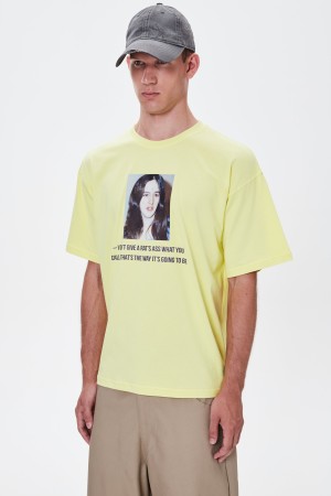 футболка don't give yellow fable - мужская одежда, обувь и аксессуары