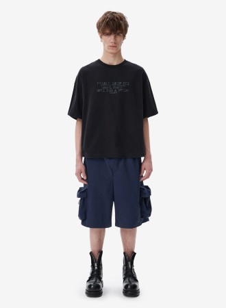 шорты track dark blue fable - шорты