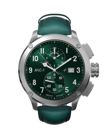 ачс-1 3520.d 44 мм кварц хронограф зеленые матовые - аксессуары