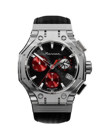 hyron z60 44 мм кварц хронограф - мужские аксессуары