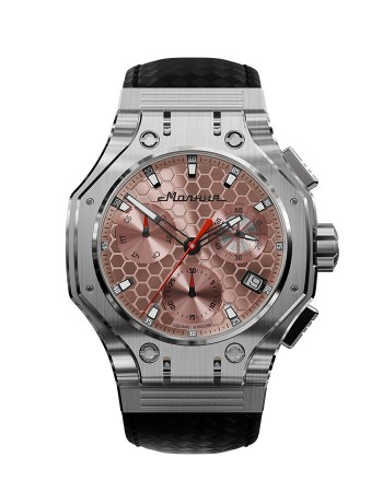 hyron z60 44 мм кварц хронограф - мужские аксессуары